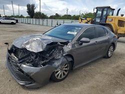 Salvage cars for sale at Miami, FL auction: 2019 Toyota Camry L