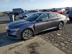 Salvage cars for sale at Martinez, CA auction: 2021 Honda Accord Hybrid