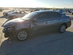 Salvage cars for sale at Grand Prairie, TX auction: 2019 Nissan Sentra S