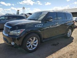 Salvage cars for sale from Copart Phoenix, AZ: 2012 Infiniti QX56