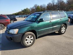 Toyota Highlander salvage cars for sale: 2001 Toyota Highlander