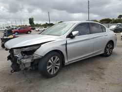 Salvage cars for sale from Copart Miami, FL: 2015 Honda Accord LX