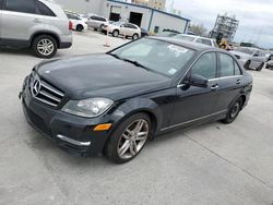 Salvage cars for sale at New Orleans, LA auction: 2014 Mercedes-Benz C 250