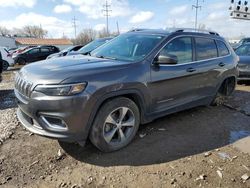 Salvage cars for sale from Copart Columbus, OH: 2019 Jeep Cherokee Limited