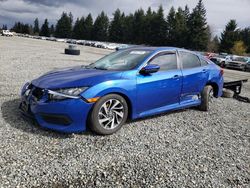 Salvage cars for sale from Copart Graham, WA: 2016 Honda Civic EX