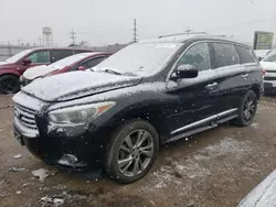 Salvage cars for sale at Chicago Heights, IL auction: 2013 Infiniti JX35