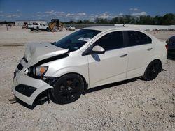 Salvage cars for sale at New Braunfels, TX auction: 2013 Chevrolet Sonic LTZ
