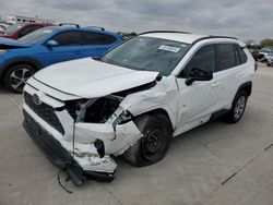 Salvage cars for sale at Grand Prairie, TX auction: 2019 Toyota Rav4 LE