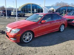 Mercedes-Benz C 300 4matic salvage cars for sale: 2013 Mercedes-Benz C 300 4matic