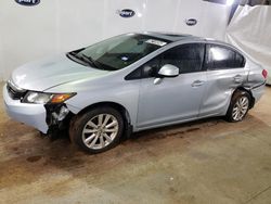 Honda Civic EX salvage cars for sale: 2012 Honda Civic EX