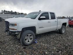 Salvage trucks for sale at Windham, ME auction: 2017 Chevrolet Silverado K1500 LT