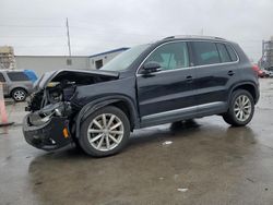 Salvage cars for sale from Copart New Orleans, LA: 2017 Volkswagen Tiguan Wolfsburg