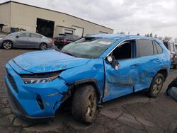 Salvage cars for sale at Woodburn, OR auction: 2021 Toyota Rav4 XLE