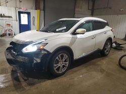 Salvage cars for sale from Copart Glassboro, NJ: 2017 Nissan Murano S