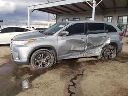 Toyota Highlander salvage cars for sale: 2018 Toyota Highlander LE