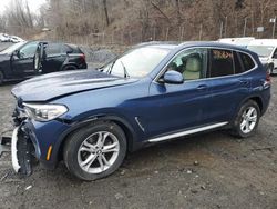 BMW X3 salvage cars for sale: 2021 BMW X3 XDRIVE30I