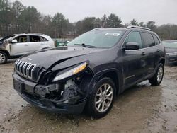 Salvage cars for sale at Mendon, MA auction: 2016 Jeep Cherokee Latitude