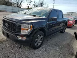 Salvage cars for sale at Bridgeton, MO auction: 2021 Ford F150 Supercrew