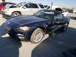 Salvage cars for sale at Grand Prairie, TX auction: 2018 Fiat 124 Spider Classica