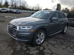 Salvage cars for sale at Portland, OR auction: 2018 Audi Q5 Premium Plus