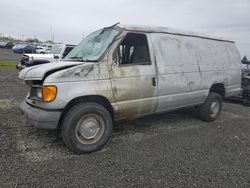 Salvage trucks for sale at Eugene, OR auction: 2004 Ford Econoline E250 Van