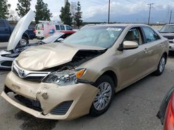 Salvage cars for sale from Copart Rancho Cucamonga, CA: 2012 Toyota Camry Base