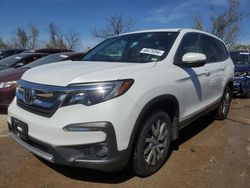 Salvage cars for sale at Bridgeton, MO auction: 2021 Honda Pilot EXL