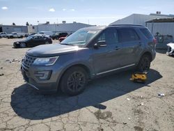 Salvage cars for sale from Copart Vallejo, CA: 2017 Ford Explorer XLT