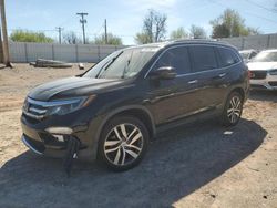 Salvage cars for sale at Oklahoma City, OK auction: 2017 Honda Pilot Touring