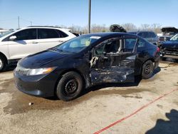 Honda Civic lx salvage cars for sale: 2012 Honda Civic LX