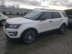 Salvage cars for sale from Copart Arlington, WA: 2016 Ford Explorer Sport