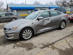 Salvage cars for sale from Copart Wichita, KS: 2016 KIA Optima LX