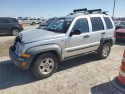 Salvage cars for sale from Copart Indianapolis, IN: 2007 Jeep Liberty Sport