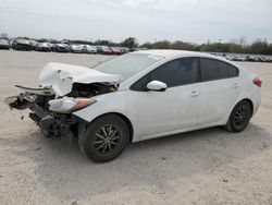 Salvage cars for sale from Copart San Antonio, TX: 2016 KIA Forte LX
