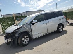 Salvage cars for sale at Orlando, FL auction: 2016 Nissan Quest S