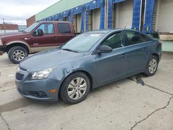 Salvage cars for sale at Columbus, OH auction: 2012 Chevrolet Cruze LS