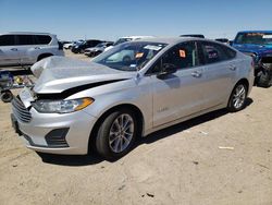 Salvage cars for sale at Amarillo, TX auction: 2019 Ford Fusion SE