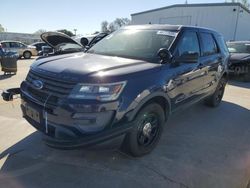 Salvage cars for sale at Sacramento, CA auction: 2016 Ford Explorer Police Interceptor