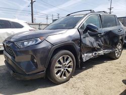 Salvage cars for sale at Los Angeles, CA auction: 2019 Toyota Rav4 XLE Premium