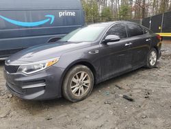 KIA salvage cars for sale: 2016 KIA Optima LX