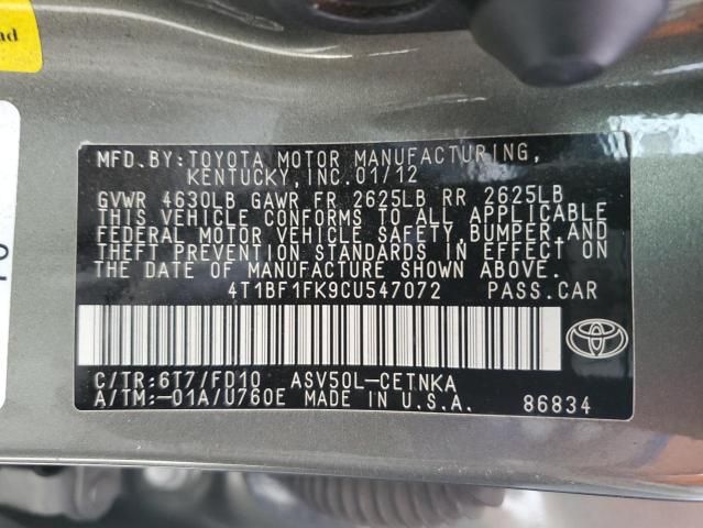 2012 Toyota Camry Base