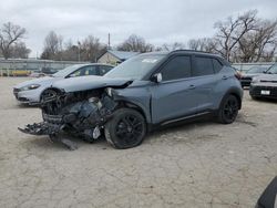 Salvage cars for sale at Wichita, KS auction: 2021 Nissan Kicks SR