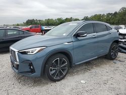 Salvage cars for sale from Copart Houston, TX: 2023 Infiniti QX55 Sensory