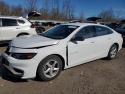 Chevrolet Malibu LS salvage cars for sale: 2016 Chevrolet Malibu LS