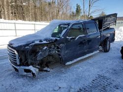 Salvage trucks for sale at Center Rutland, VT auction: 2015 Ford F150 Supercrew