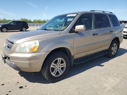 Salvage cars for sale from Copart Fresno, CA: 2003 Honda Pilot EXL