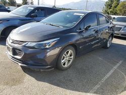 Salvage cars for sale from Copart Rancho Cucamonga, CA: 2017 Chevrolet Cruze LT