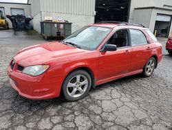 Salvage cars for sale at Woodburn, OR auction: 2006 Subaru Impreza 2.5I Sports Wagon