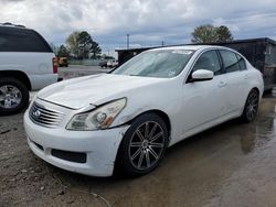 Salvage cars for sale from Copart Shreveport, LA: 2009 Infiniti G37 Base