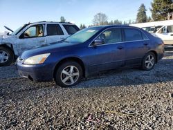 Salvage cars for sale from Copart Graham, WA: 2005 Honda Accord EX